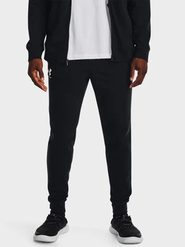 Спортивные штаны утепленные мужские Under Armour Ua Rival Terry Jogger 1380843-001 M Черные (196884148287)