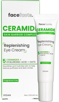 Krem pod oczy Face Facts Ceramide Replenishing Eye Cream 15 ml (5031413928600)