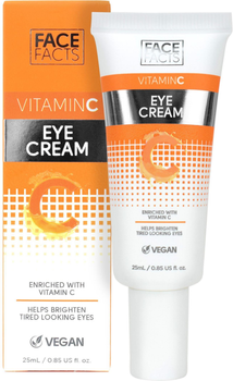 Крем для шкіри навколо очей Face Facts Vitaminc Eye Cream 25 мл (5031413919486)