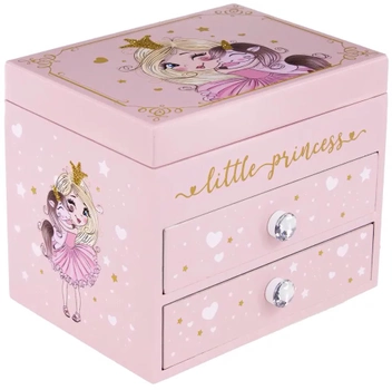 Pudełko na biżuterię Tinka Princess Różowe (7036578039046)