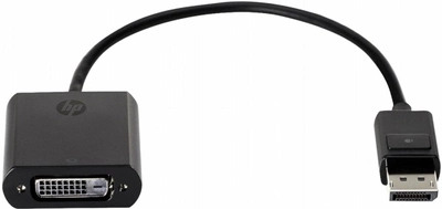 Адаптер HP DisplayPort - DVI-D Black (884420093077)