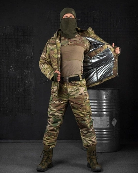 Зимовий тактичний костюм мультикам Platoon Omni-Heat M