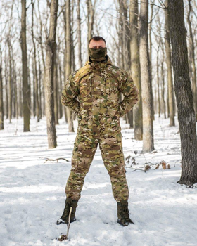 Зимний костюм горка мультикам люкс 3XL
