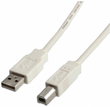 Кабель Value USB Type-A - USB Type-B 4.5 м Beige (7611990157372)