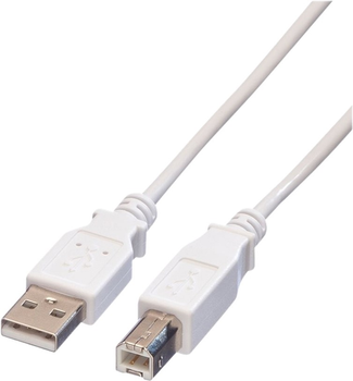 Kabel Value USB Type-A - USB Type-B 0.8 m White (11.99.8809)