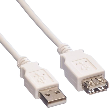 Kabel Value USB Type-A - USB Type-A 0.8 m White (11.99.8946)