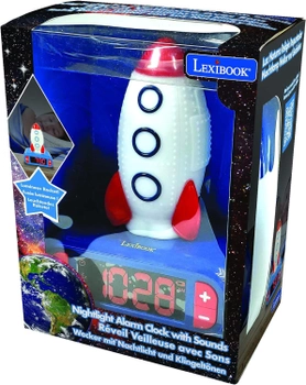 Lampka nocna-budzik Lexibook Digital Alarm Kids (3380743090191)