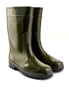 Мужские резиновые сапоги Green Olive хаки оливковый зеленый 42
