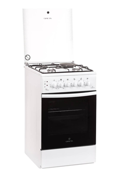 КОМБИНИРОВАННАЯ ПЛИТА GRETA 1470-ГЭ-00 (БЕЛАЯ)
