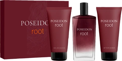 Набір для чоловіків Instituto Espanol Poseidon Root Одеколон 100 мл + Гель для душа 100 мл + Лосьйон після гоління 100 мл (8411047151549)