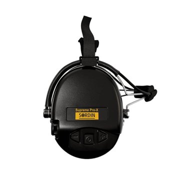 Активные защитные наушники Sordin Supreme Pro-X Neckband 76302-X-02-S с задним держателем под шлем (76302-X-02-S)