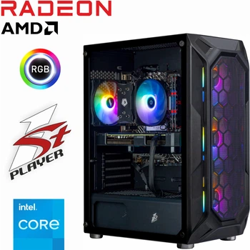 Компьютер 1stPlayer Core i7 14700KF / RX 5700 XT 8ГБ / 32ГБ DDR4 / SSD 1TБ M.2 PCIe