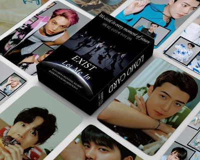 Карточки EXO K-POP lomo card к поп карточки ексо - Let Me In - 55 шт
