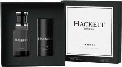 Zestaw męski Hackett Bespoke Woda perfumowana 100 ml + Dezodorant 75 g (8436581947328)