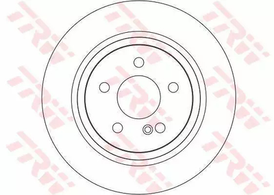 Диск тормозной (1 шт.) MERCEDES E200/E220/E240/E270/E280/E320/E350, TRW (DF4263)