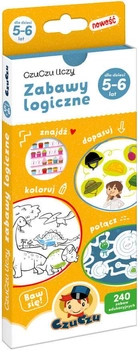 Настільна гра CzuCzu Вчу Логічні ігри для дітей 5-6 років (9788366762374)