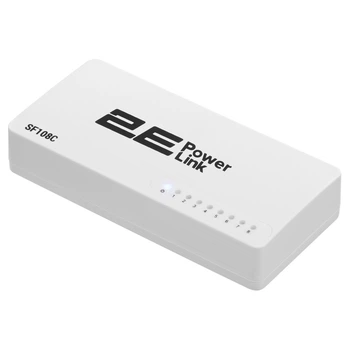 Коммутатор 2E PowerLink SF108C 8xFE, неуправляемый, рабочий стол.