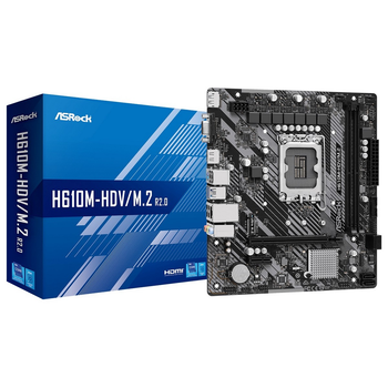 Материнская плата ASRock H610M-HDV/M.2 R2.0 Socket 1700