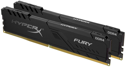 Оперативна пам'ять HyperX DDR4-2666 8192MB PC4-21300 (Kit of 2x4096) Fury Black (HX426C16FB3K2/8)