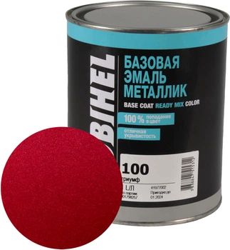 Автокраска металлик (HELIOS Mobihel) 100 Триумф 1л.