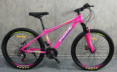 Велосипед Спортивний Corso «Skywalker» 26" дюймів SW-26615 рама сталева 15’’, перемикачі SunRun, 21 швидкість, зібран на 75%