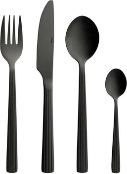 Набір столових приборів Aida Raw Cutlery Matte black 24 шт (5709554146312)