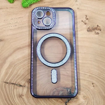 Чехол Hoco Diamond case with MagSafe для iPhone 13 Dark Purple