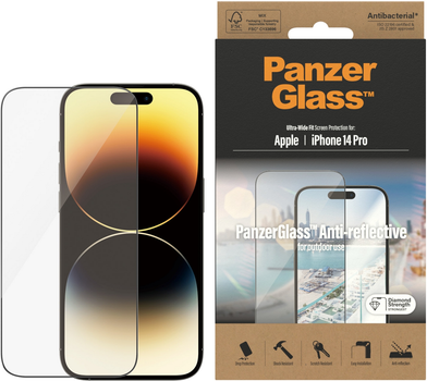 Захисне скло PanzerGlass Anti-reflective Screen Protector для Apple iPhone 14 Pro Ultra-Wide Fit (5711724027765)