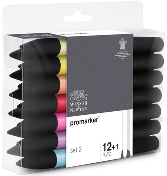 Zestaw markerów Winsor & Newton ProMarker 12+1 szt (0884955070635)