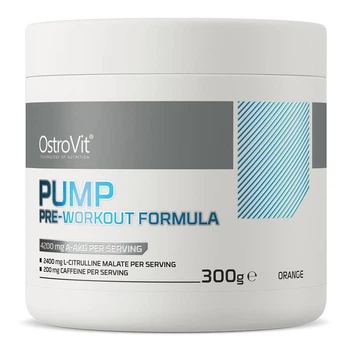 Передтренувальний комплекс OstroVit Pump Pre-Workout Formula 300 г Апельсин