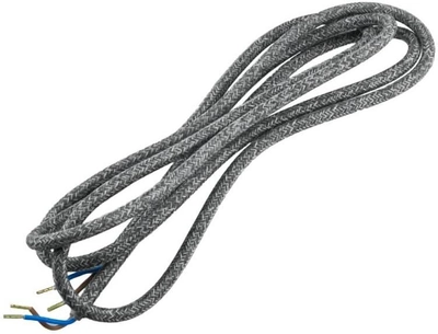 Електричний кабель в оплітці DPM 1.8 м сіро-білий (DIC0518)