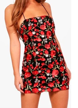 Платье женское Boohoo черное, размер S (STK002865-02)