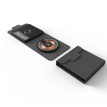 Бездротова зарядка для iPhone і Apple Watch MagSafe Duo Crystal T02 15W