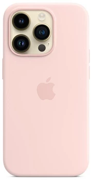 Чохол силіконовий Wave Premium AAA Silicone Case MagSafe для Apple iPhone 14 Pro Chalk Pink