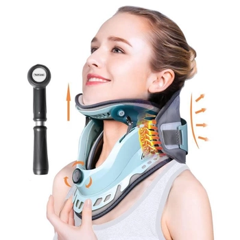 Регулируемый бандаж для шеи Tech Love Superior Cervical Collar, пневмокорсет, надувной тяговой воротник для шеи с мягким растяжением