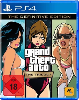 Игра Grand Theft Auto: The Trilogy – The Definitive Edition для PlayStation 4 (Blu-ray диск)