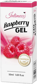 Гель інтимний Intimeco Raspberry Aqua Gel зволожувальний з ароматом малини 50 мл (5906660368816)
