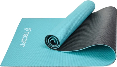 Коврик туристический каремат TECOFIT PVC 173x61x0.5 см Бирюзово/Черный (2946980122302)