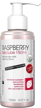 Гель інтимний Lovely Lovers Raspberry Tasty Lube із запахом малини 150 мл (5901687650326)