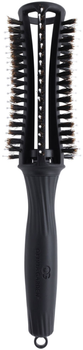 Okrągła szczotka Olivia Garden Fingerbrush Round do modelowania włosów Czarna Medium (5414343016461)