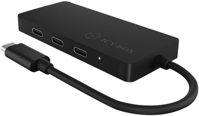 USB-хаб ICY BOX USB-C to 4 x USB-C Black (IB-HUB1429-CPD)