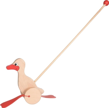 Zabawka na kółkach Goki Push-along Duck (4013594390040)