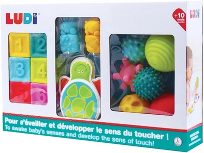 Набір сенсорних іграшок Ludi Baby 15 деталей (3550833300541)