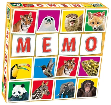 Настільна гра Tactic Wildlife Memo (6416739414416)
