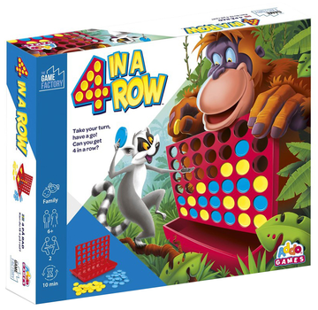 Gra planszowa The Game Factory 4 in a Row (5713428017165)