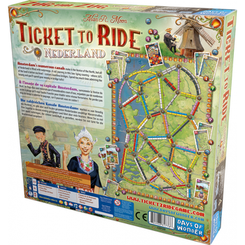 Dodatek do gry planszowej Days Of Wonder Ticket to Ride Nederland (0824968817766)