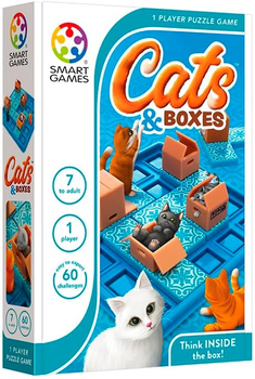 Gra planszowa Smart Games Cats & Boxes (5414301524953)
