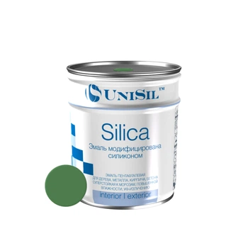 Емаль пентафталева Unisil Silica зелена 0.9 кг