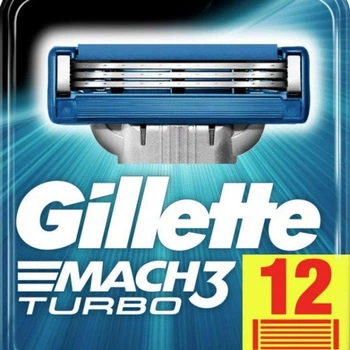 Змінні для гоління Gillette Mach3 Turbo 12шт (RD)