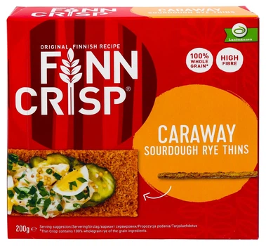 Сухарики Finn Crisp Caraway житні з кмином 200 г